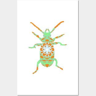 Beetle colorized by Alana Posters and Art